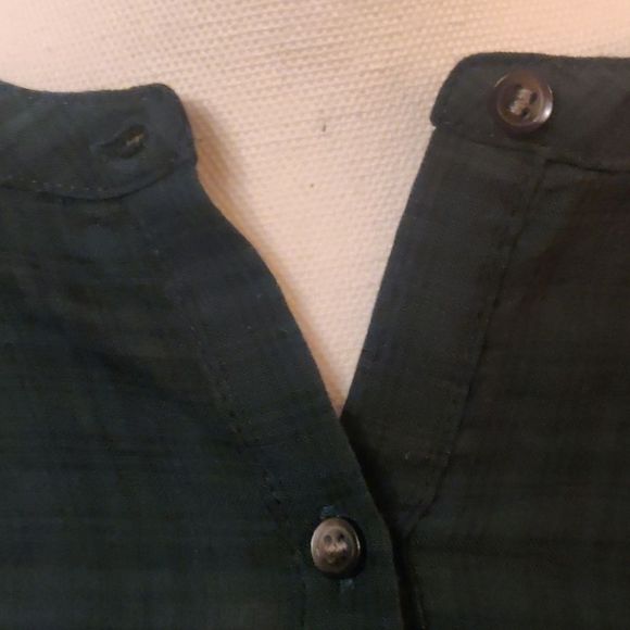 Madewell Dark Green Blouse - Picture 3 of 4